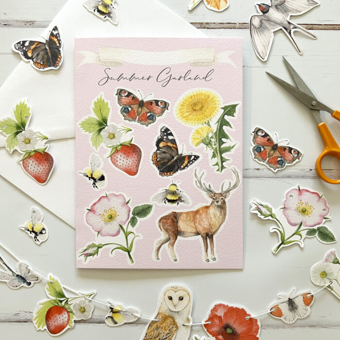 Personalised Greetings Card Summer